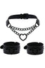 Heart Chain Strap Choker Necklaces