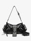 Y2K One Shoulder Moto Crossbody Bag
