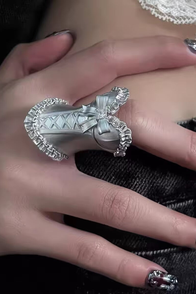 Dark Ballet Heavy-duty Corset Armor Ring