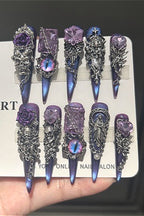 Gothic Evil Eye Press On Nails