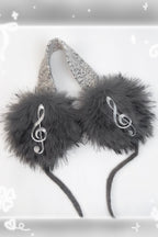 Y2K Musical Note Plush Cold-proof Earmuff