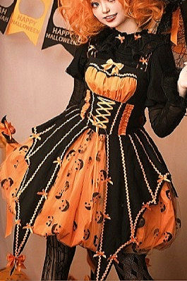 Lolita Pumpkin Dress Halloween Costume Main image