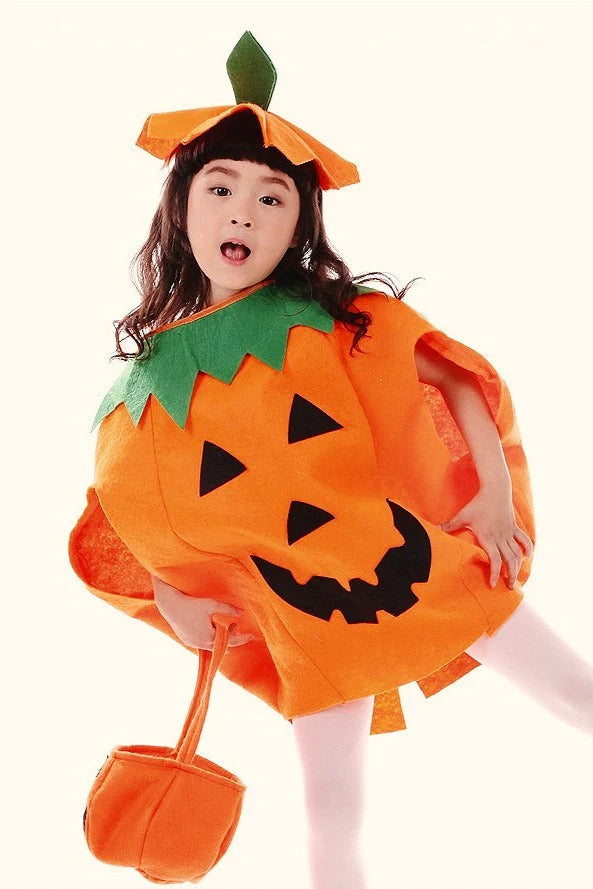 Pumpkin Cosplay Set Kid Halloween Main image