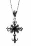 Elegant Crystal Cross Pendant Necklace