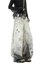 Mottled Gradient Wide Leg Pants