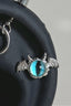 Punk Demon Eye Skull Spike Earrings
