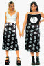Skull Print Punk Slim Maxi Skirt