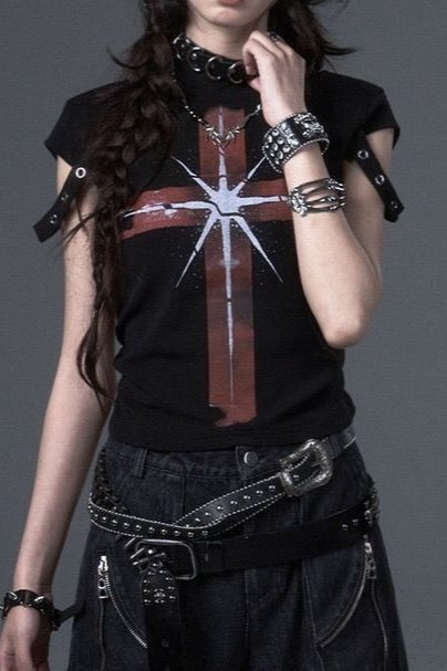 Street Style Cross T-Shirt Main image