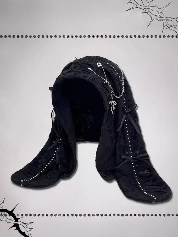 Harajuku Gothic Lolita Bunny Ear Punk Y2K Hat Secondary image