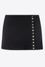 Button Detail Mini Skirt