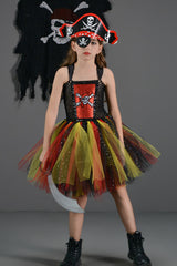 Pirate Girl Tutu Dress Kid Halloween Costume