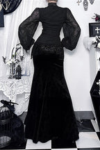 Gothic High Waist Irregular Skirt