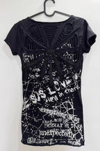 Vintage Spider Web Slim T-shirt