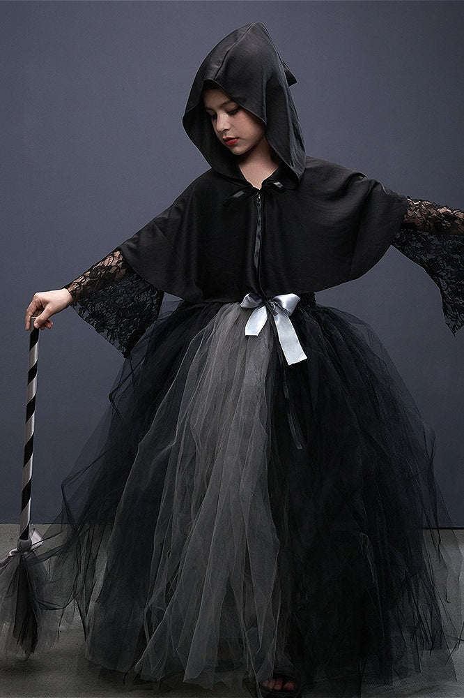Vampire Gown Kid Halloween Costume Main image