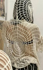 Tassel Hem Knit Sweater