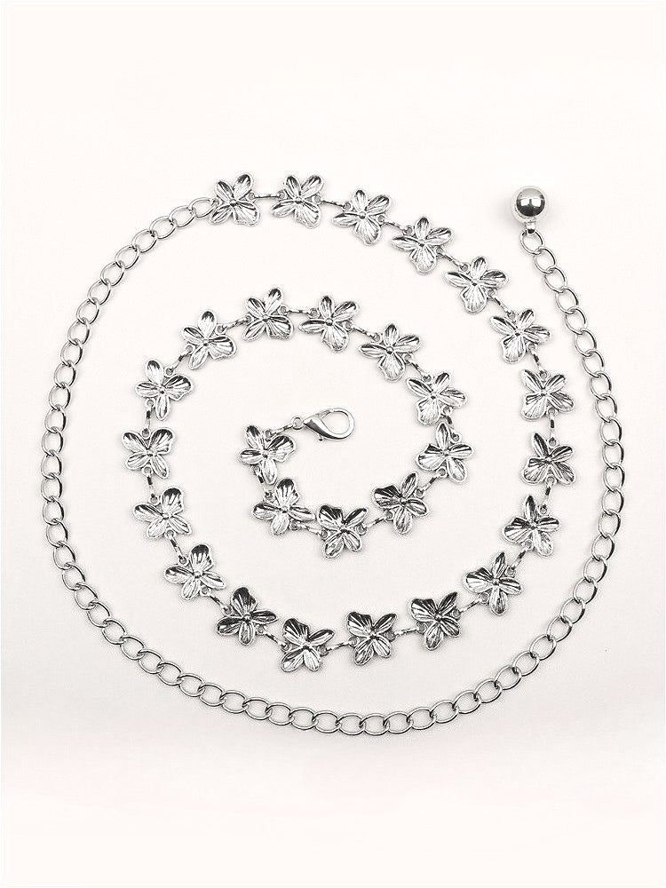 Vintage Iris Flower Waist Chain Main image