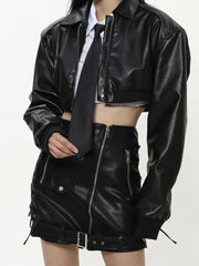 Black Cropped Jacket