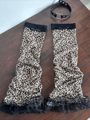 Y2K Personality Leopard Print Socks