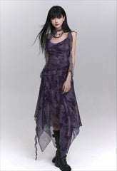 Slimming Soft Strap Midi Dress