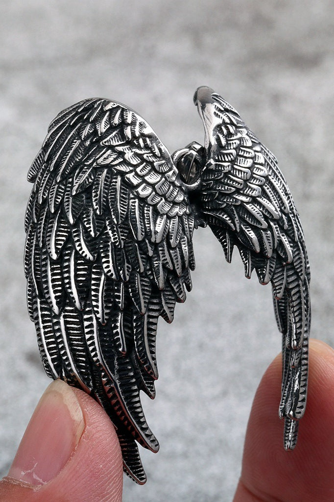 Punk 3D Angel Wing Necklace