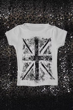 Vintage Street Cross Rhinestone T-shirt