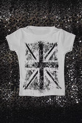 Vintage Street Cross Rhinestone T-shirt
