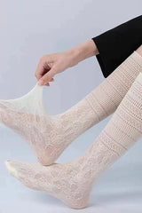 Lolita Y2K Hollow Out Lace Mid Calf Crew Socks