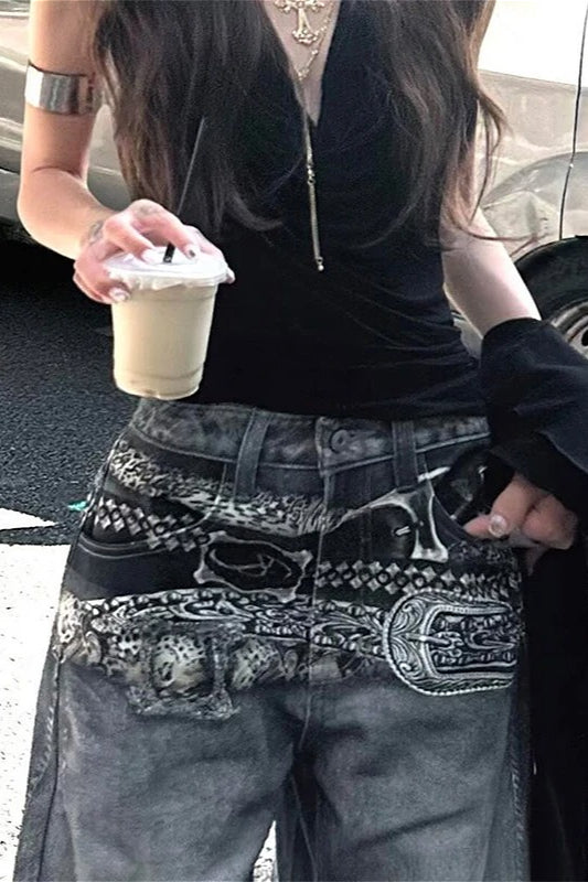 Y2K Casual Baggy Wide Leg Pants Secondary image