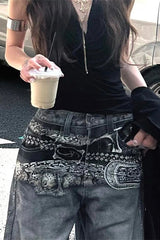 Y2K Casual Baggy Wide Leg Pants