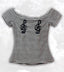 Y2K Harajuku Stripe Music Note T-shirt