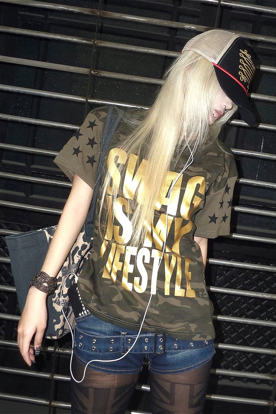 Street Camo Star Gold Foil T-shirt Main image