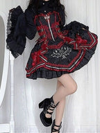 Gothic Bat Sleeve Layering Blouse