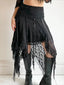 Patchwork Asymmetrical Lace Skirt