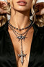 Layered Cross Pendant Chain Necklaces