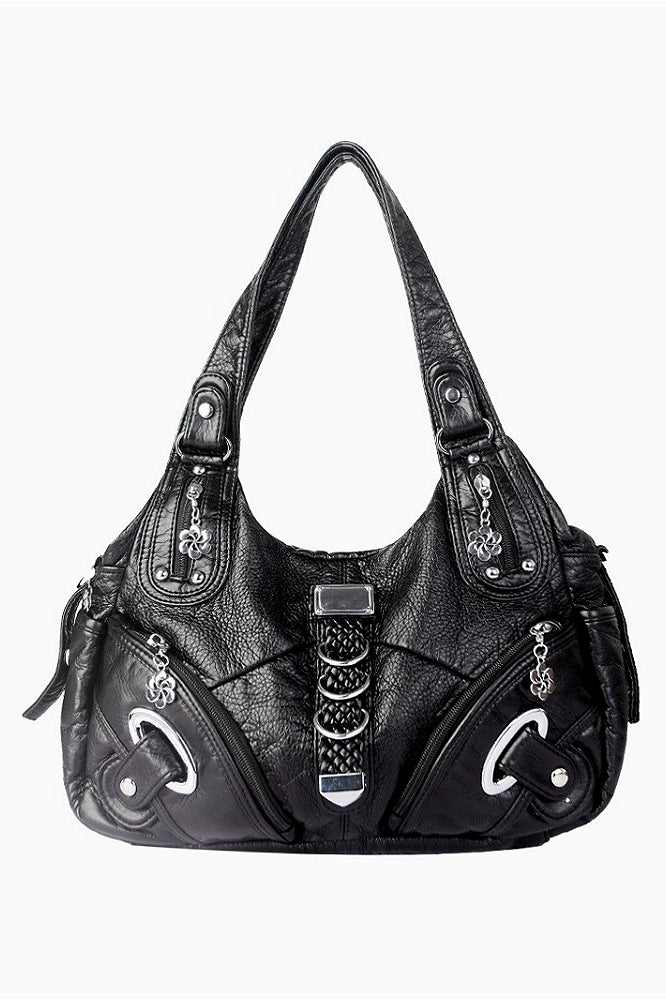 Washed Dyed Crossbody Handbag Secondary image