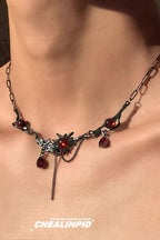 Multi Layer Grey Pearl Choker Necklace
