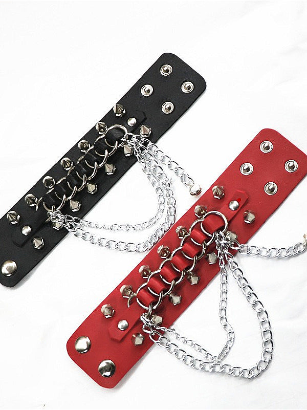 Dark Rock Punk Rivet Bracelet