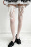 Lace Up Thigh High Socks