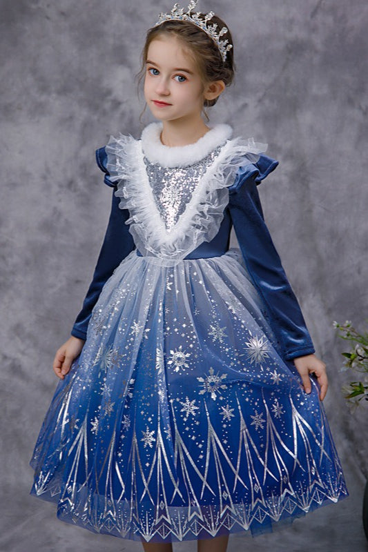 Ice Princess Dress Kid Halloween Main image