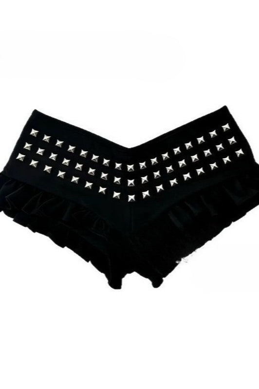 Rhinestone Studded Hot Pants Main image