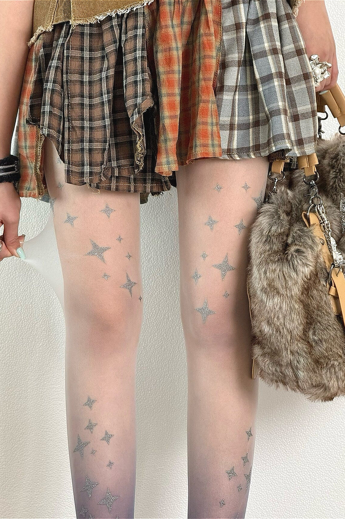 Glitter Star Ombre Tights