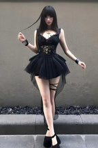 Dark Gothic Lace Camisole Skirt