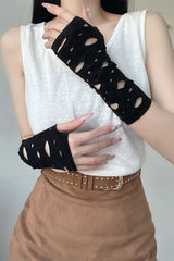 Sweet Cool Y2K Moon Girl Arm Gloves