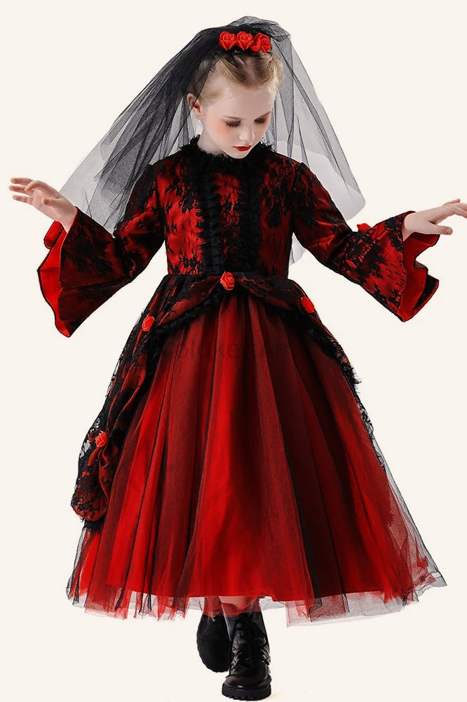 Gothic Ghost Bride Kid Halloween Secondary image