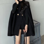 Loose Fit Woolen Cloak