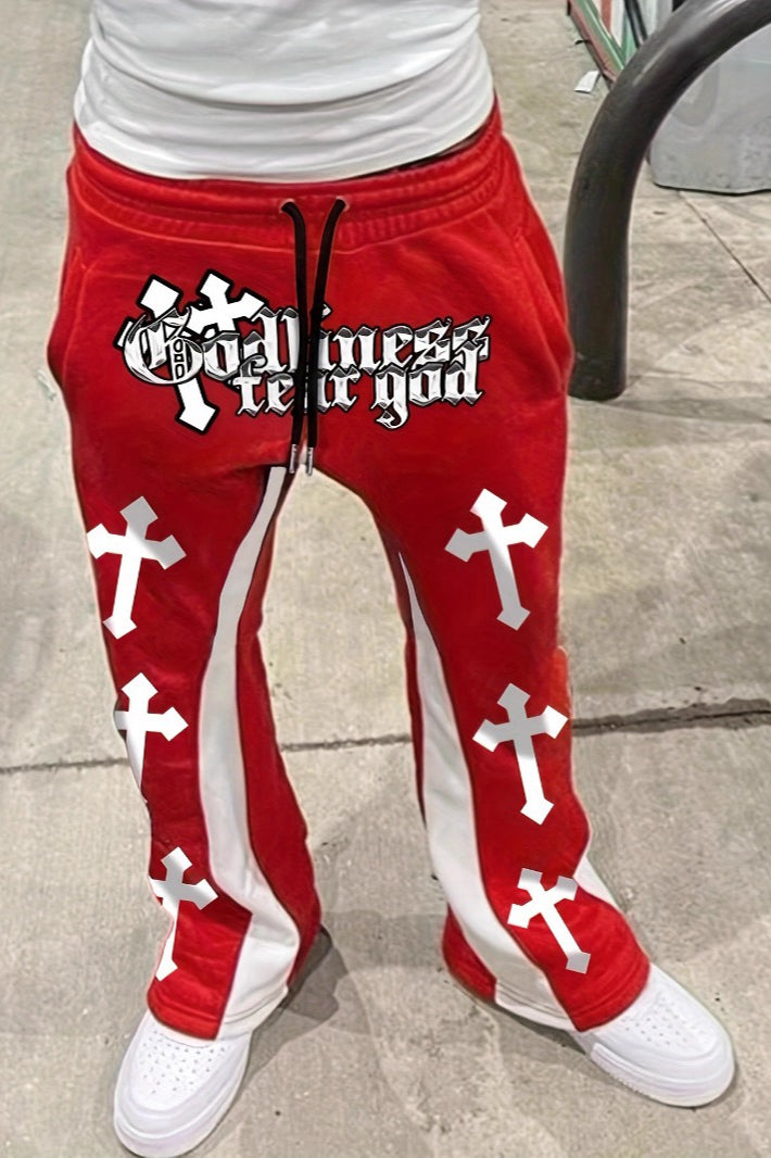 Vintage Loose-Fit Flare Lounge Pants Main image