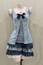 Layered Cami Blouse And Mini Skirt Three-Piece Set