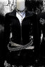 Rhinestone Cross Ribbed Zip Hoodie