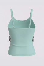 Punk Y2K Fitted Spaghetti Strap Camis