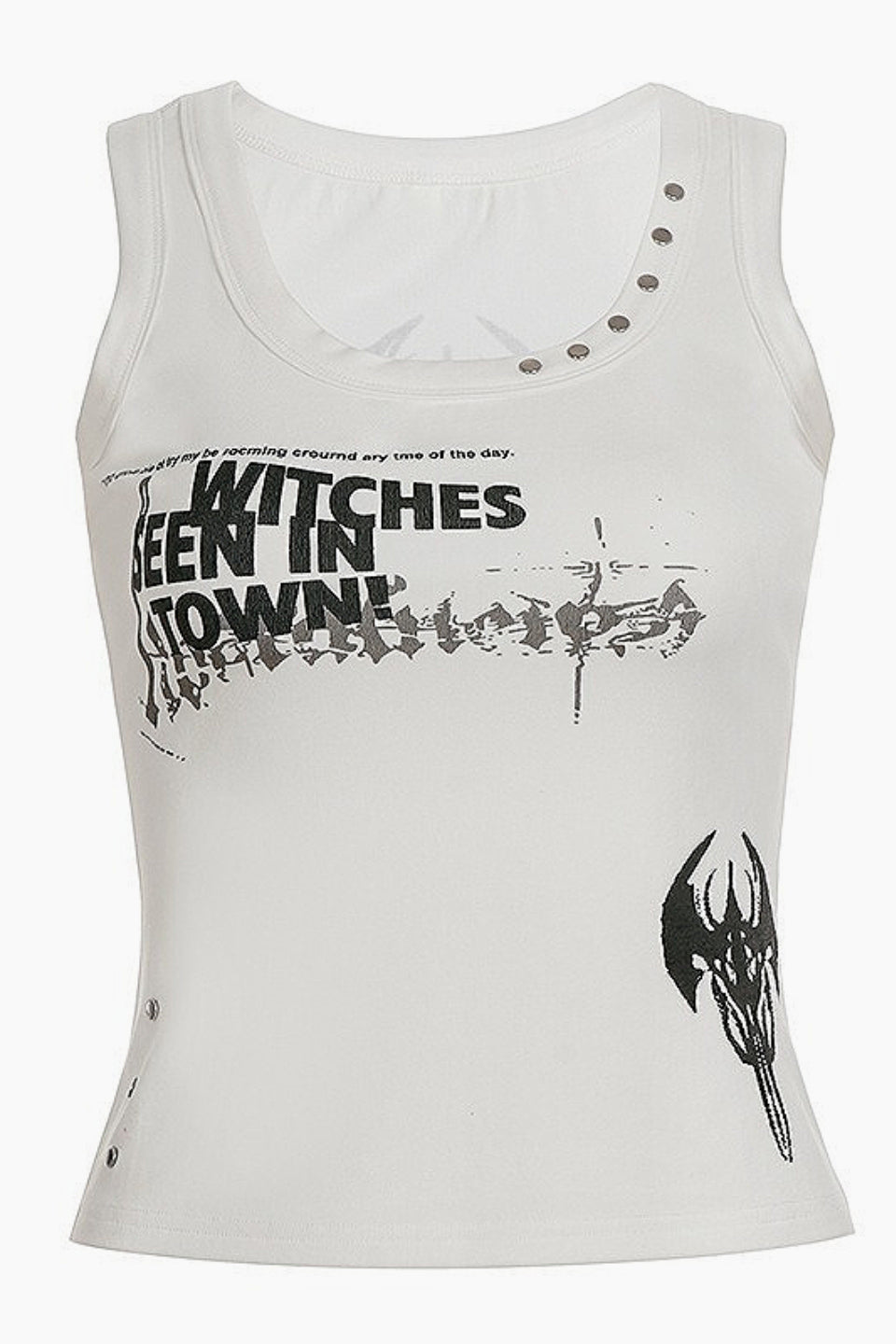 Punk Rock Studded Inner Tank Top Secondary image